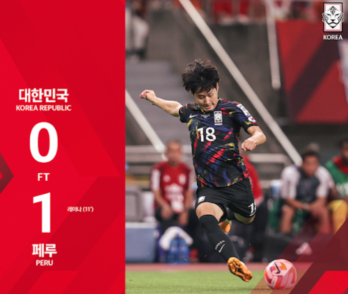 KFA 홈페이지 대한민국 축구 엘살바도르 경기 사진 이미지 입니다.