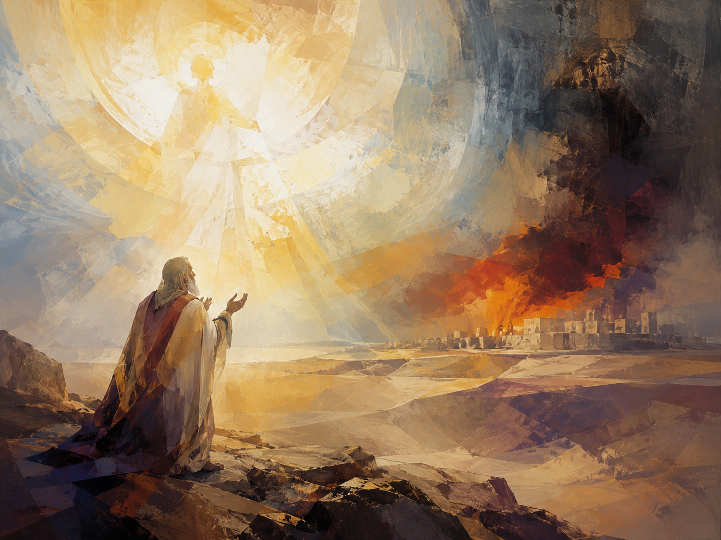 여호와 앞에 선 아브라함(창세기 18:16-33)