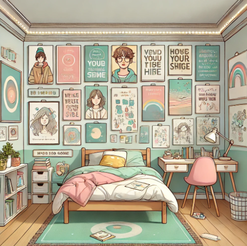 청소년 방 벽 꾸미기