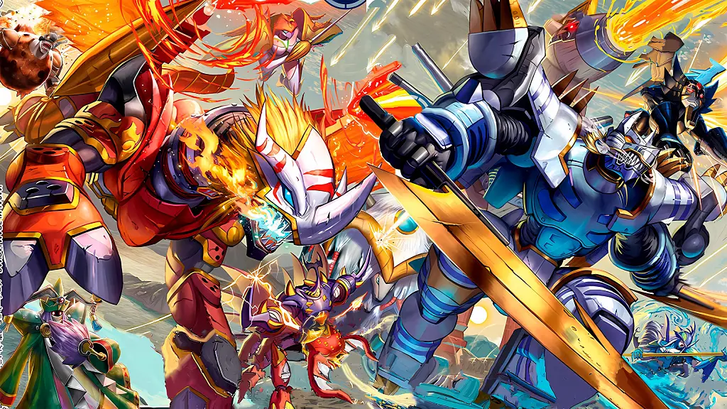 BT17 시크릿 크라이시스는 의 디지몬 프론티어는 세계관 전설의 10투사 중 에인션트 그레이몬과 에인션트 가루몬을 중심 테마로 한다