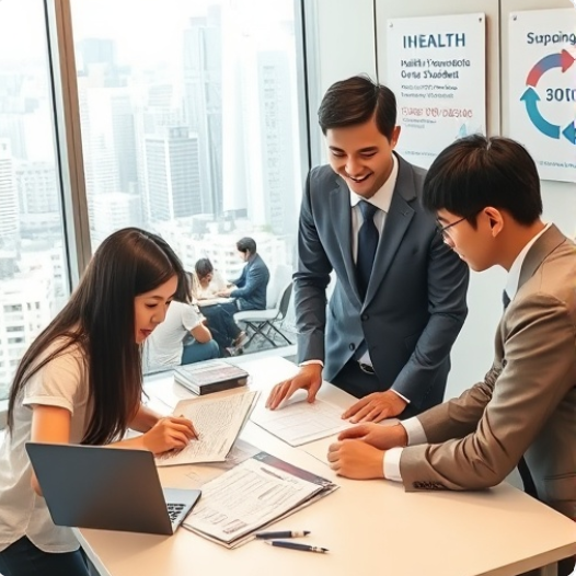 일본 유학생 건강보험 관련 사진