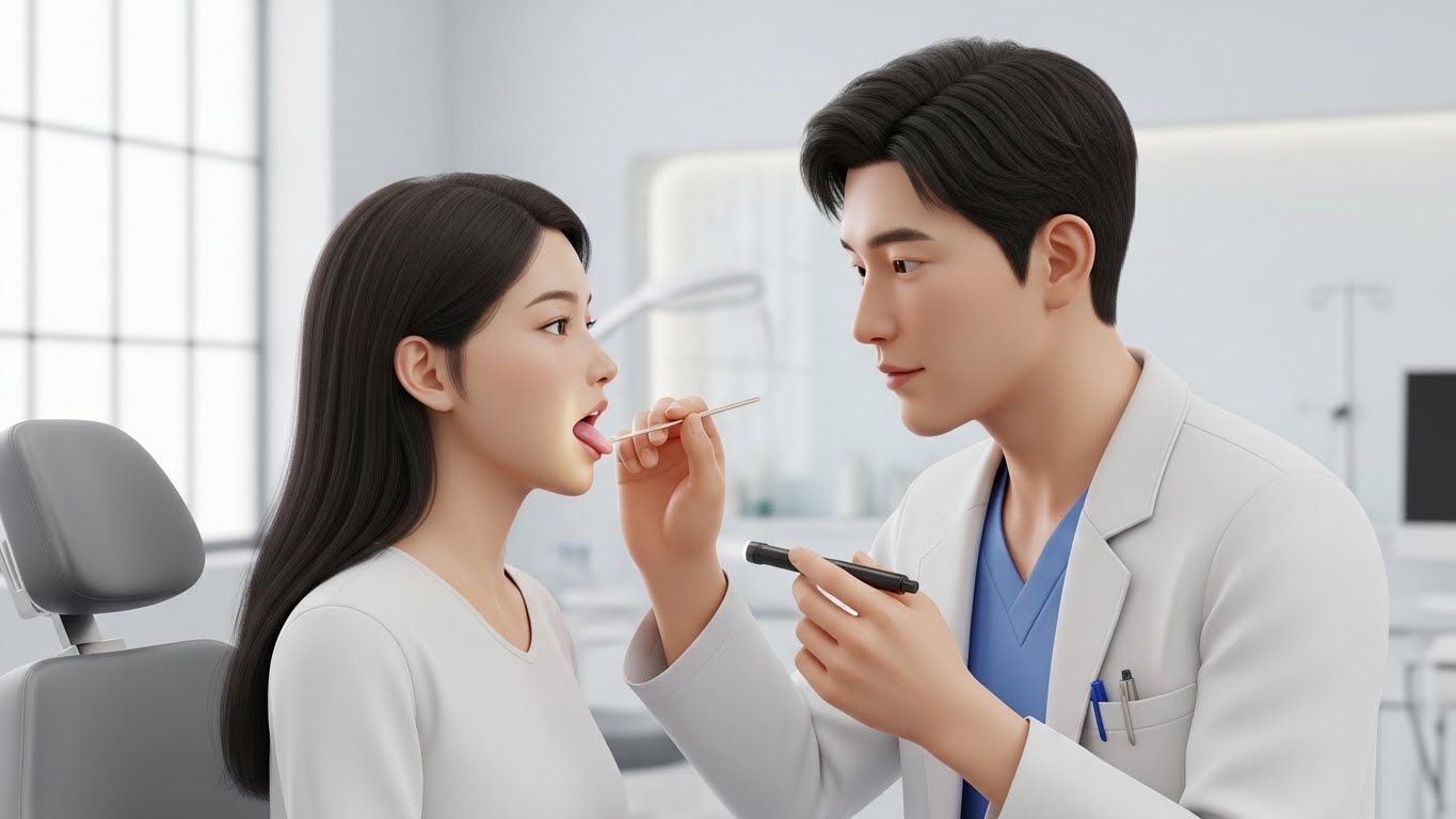 이비인후과, 구강악안면외과, 혀 통증