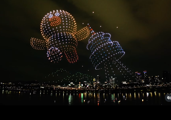 케이팝데몬헌터스 드론라이트쇼