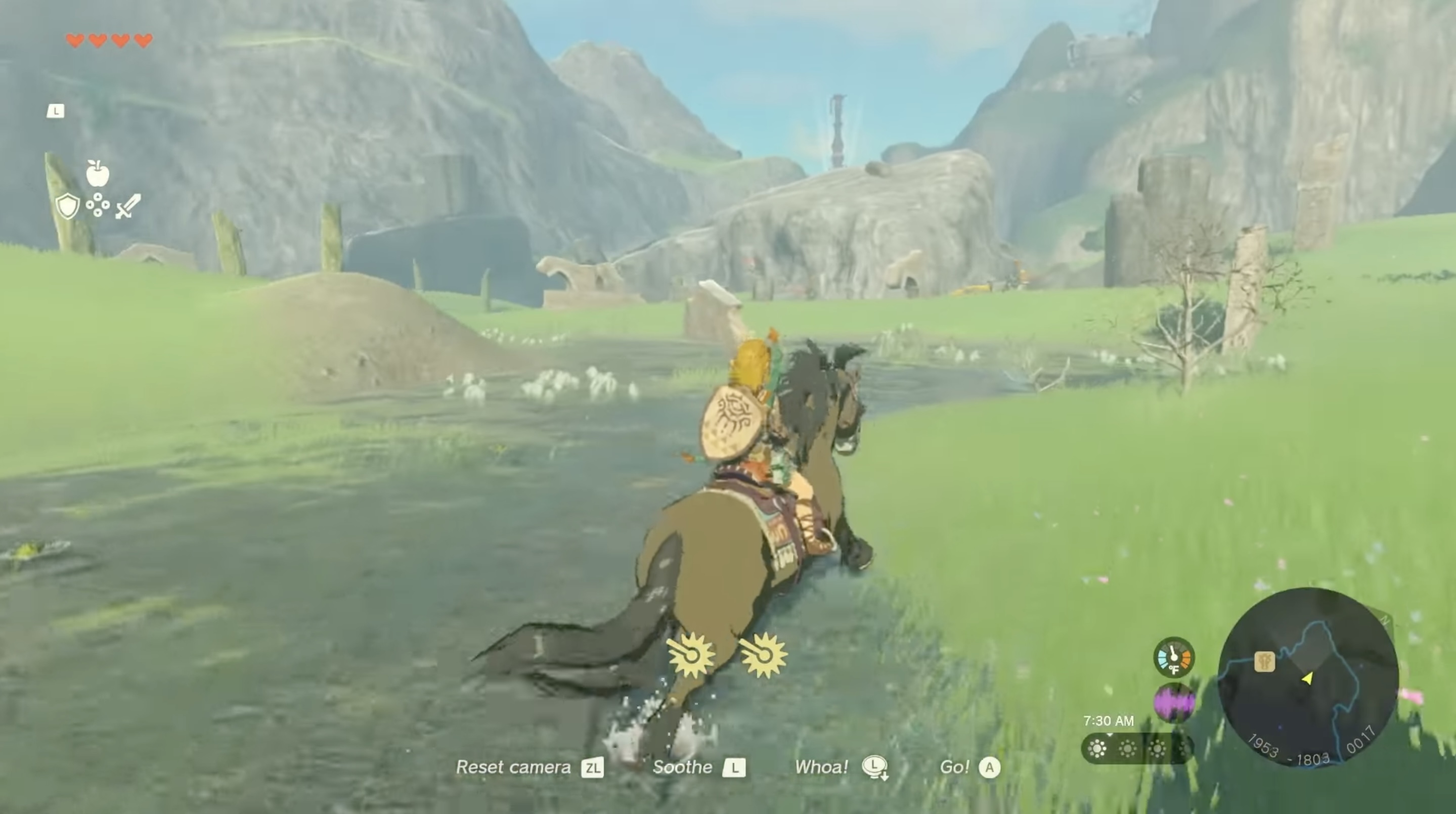 젤다의-전설-티어스-오브-더-킹덤-들판에서-말을타고-이동하는-케릭터