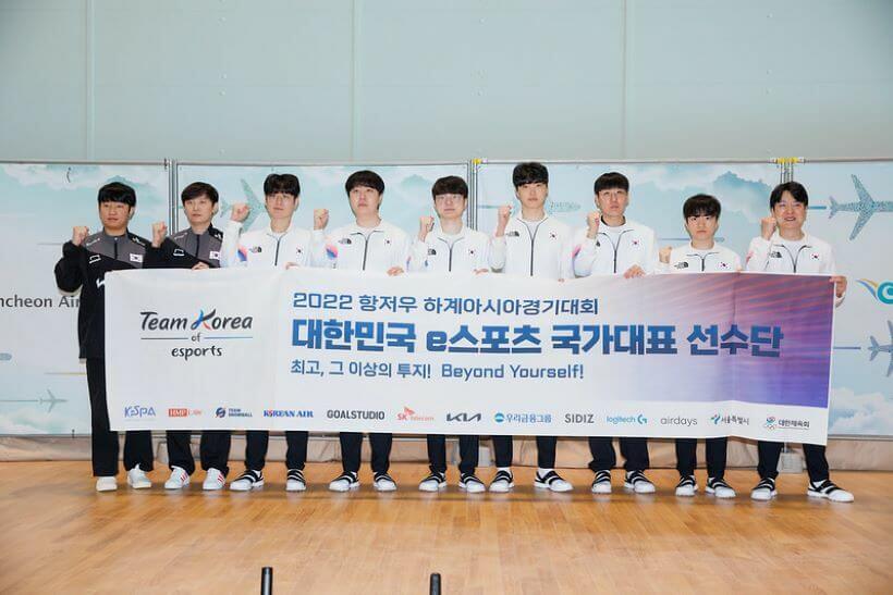 항저우 아시안게임 e스포츠 롤 국가대표