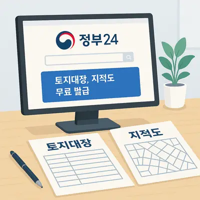 토지대장 지적도 무료 열람 발급 방법: 토지서류 한번에 받기