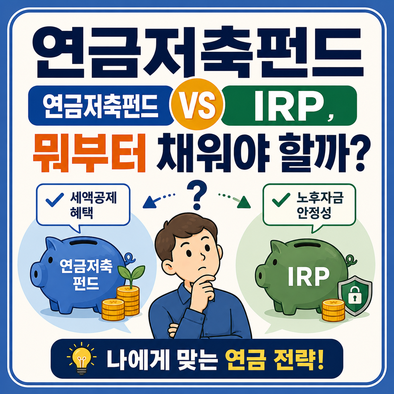 연금저축펀드 vs IRP