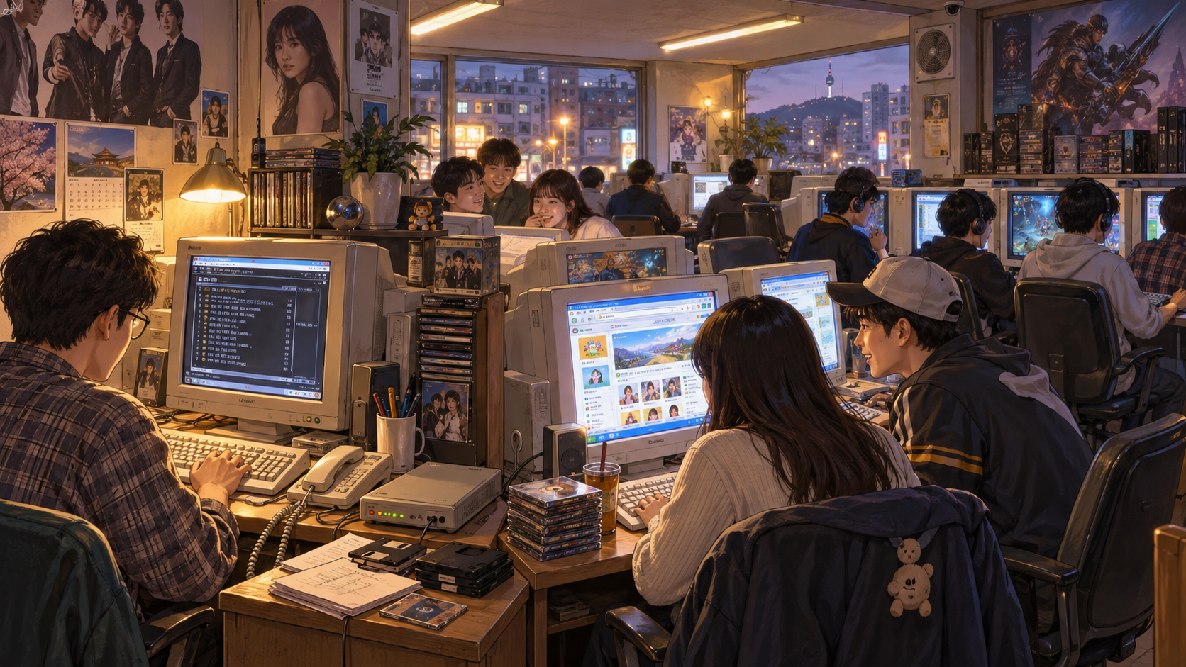 PC통신에서 인터넷 시대로 넘어간 대한민국