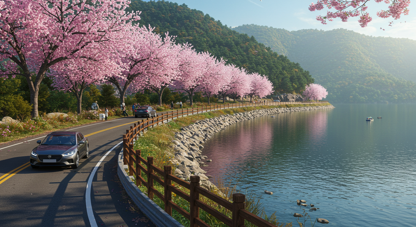 청평호반 드라이브 이미지