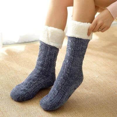 니트 수면 양말
