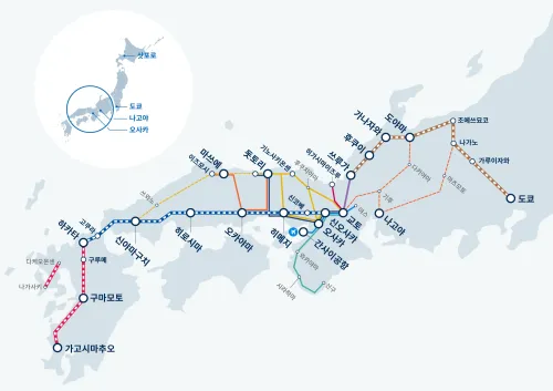 도쿄 지하철 노선도-도쿄 JR 노선-도쿄 교통 지도-도쿄 여행 동선