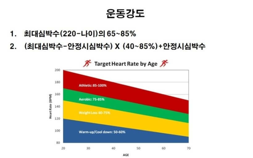 운동 강도 계산