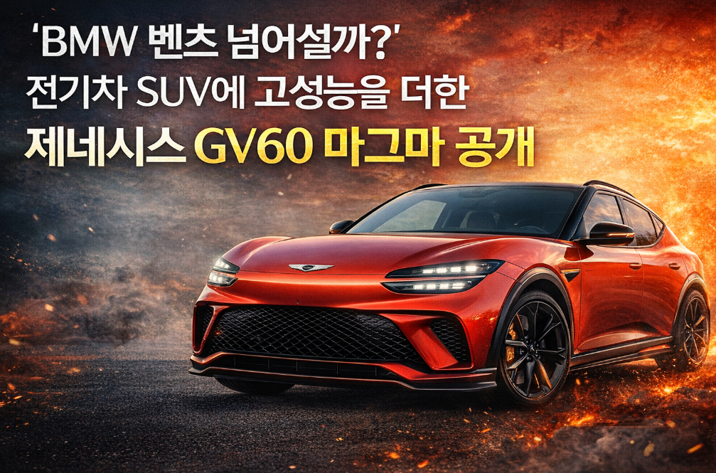 전기차 제네시스 GV60 마그마, BMW·벤츠 넘볼까?
