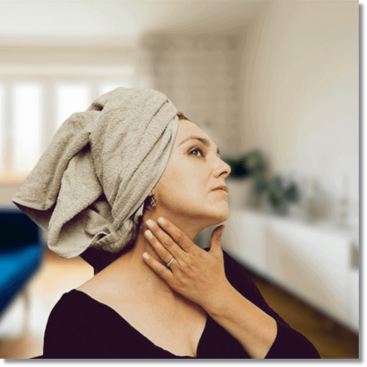 베타인 바디워시 사용한 여성