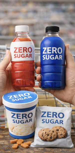 제로슈거 식품 비교법과 현명한 구매전략 관련 사진