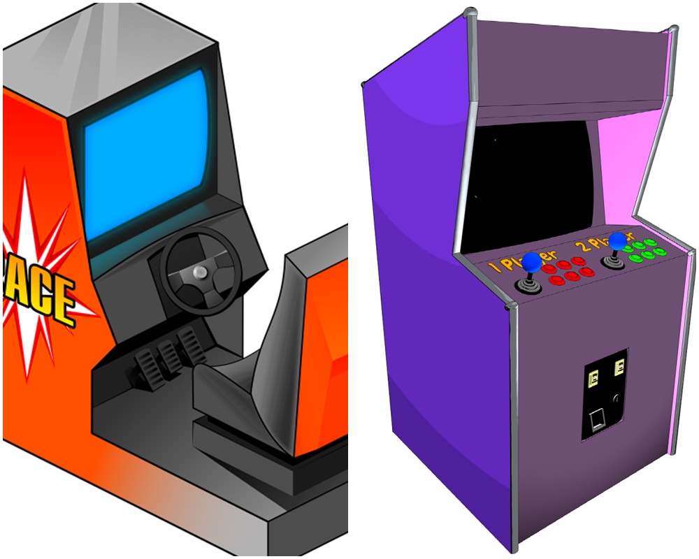 아케이드 기기 구조