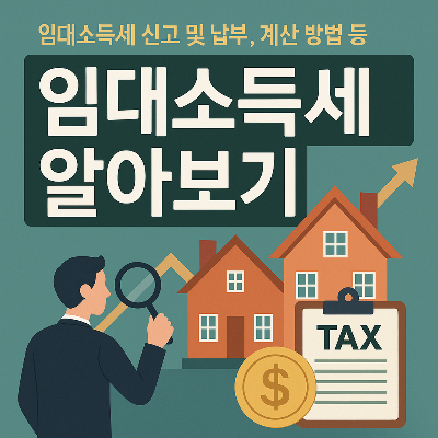 임대소득세 대해 알아보기