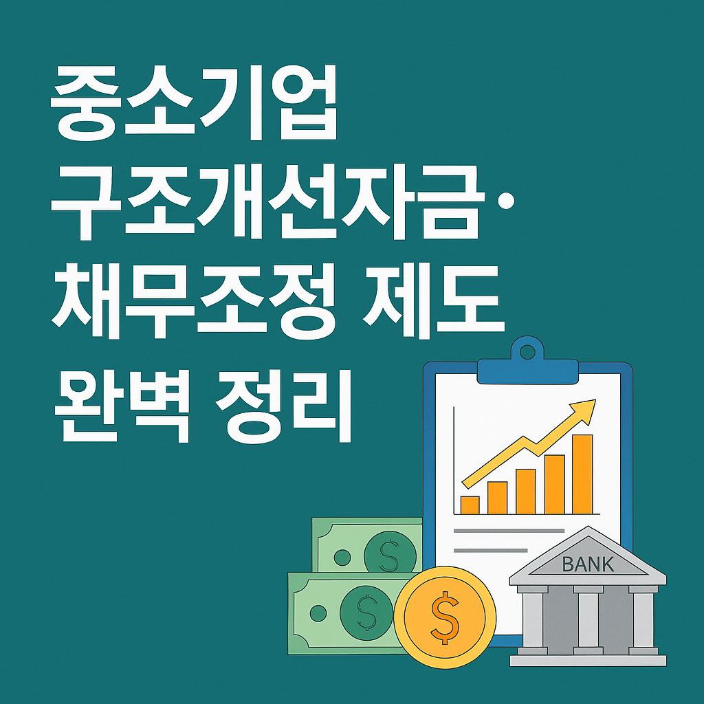 중소기업구조개선자금.채무조정제도정리
