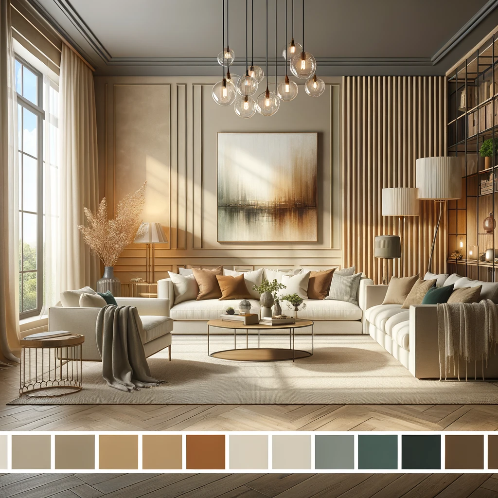 거실 컬러 인테리어