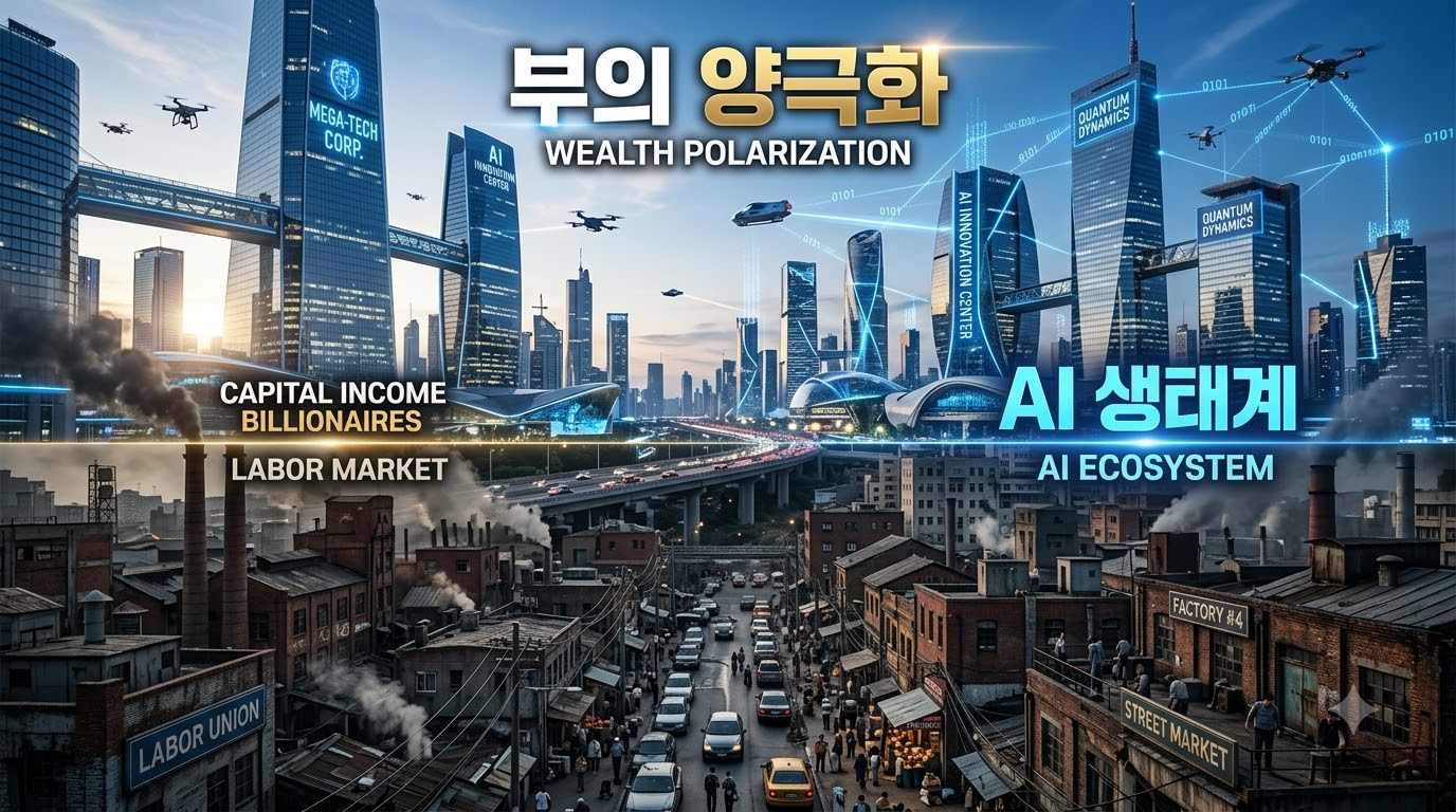 단 29명이 전 세계 5,530조 원 독식? AI 시대가 불러온 초극단 양극화의 실체