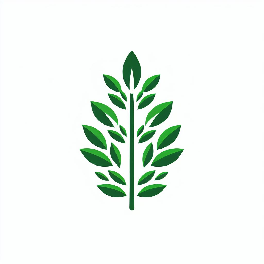 녹색 나물 로고 2