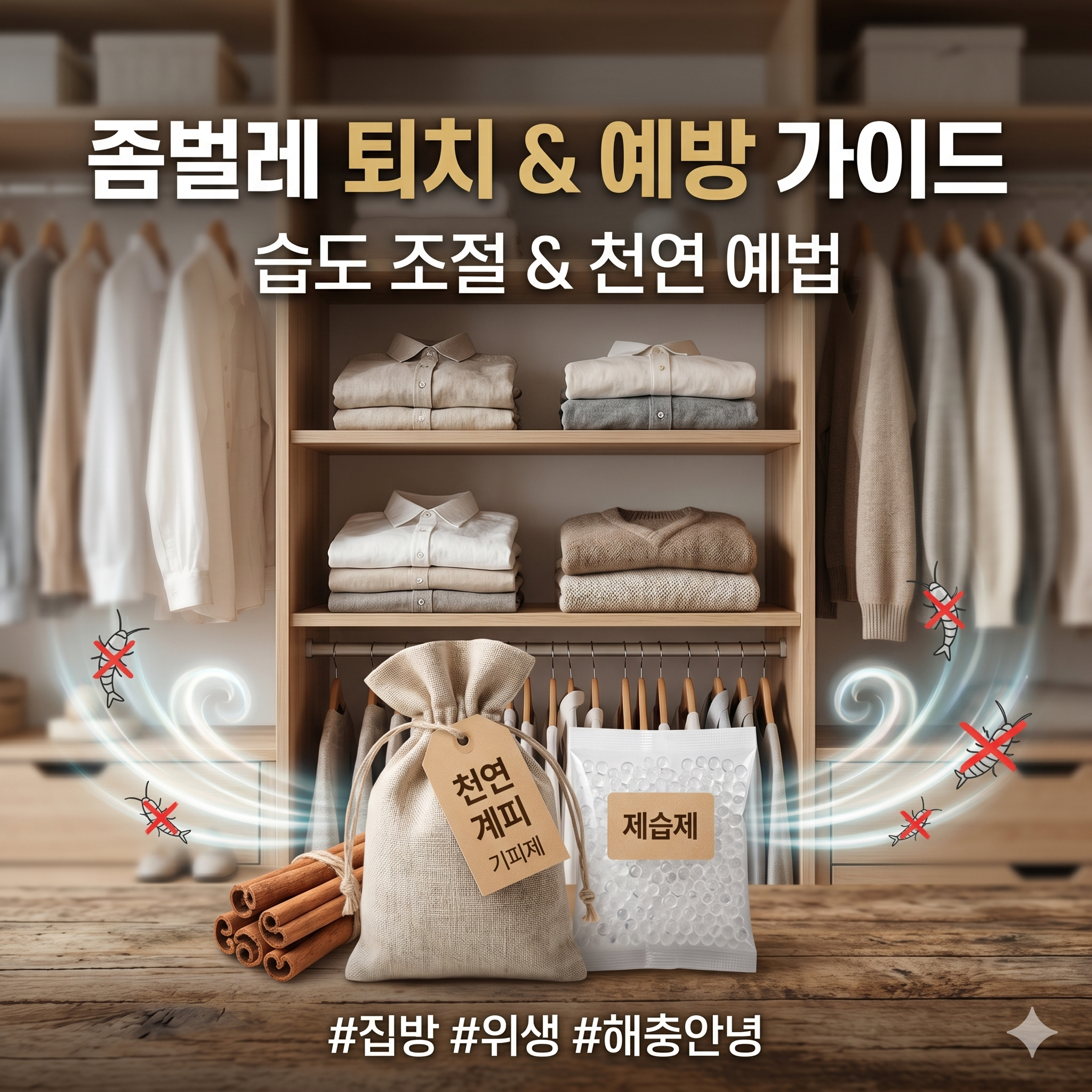 집안의 불청객 좀벌레 퇴치법과 확실한 예방 가이드