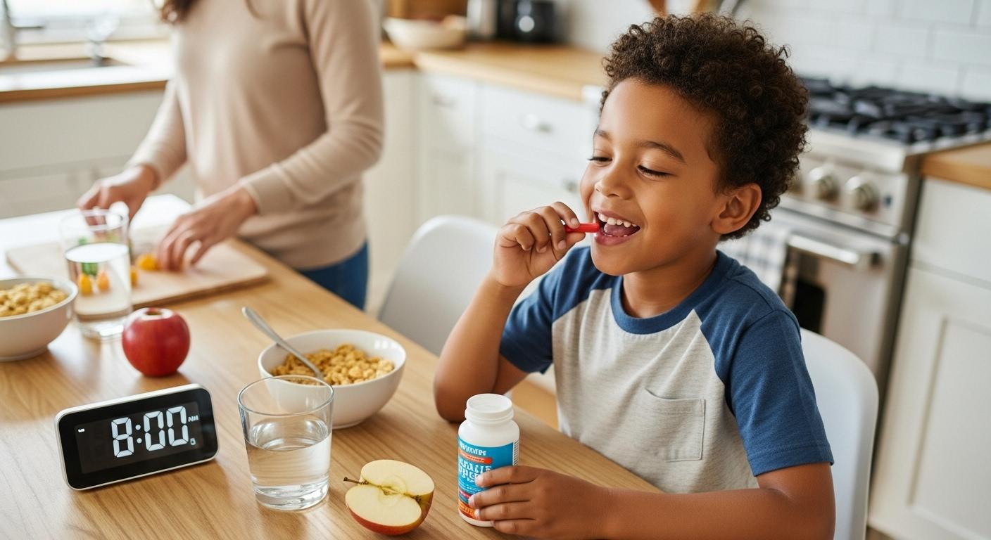 어린이 영양제 복용 시간대