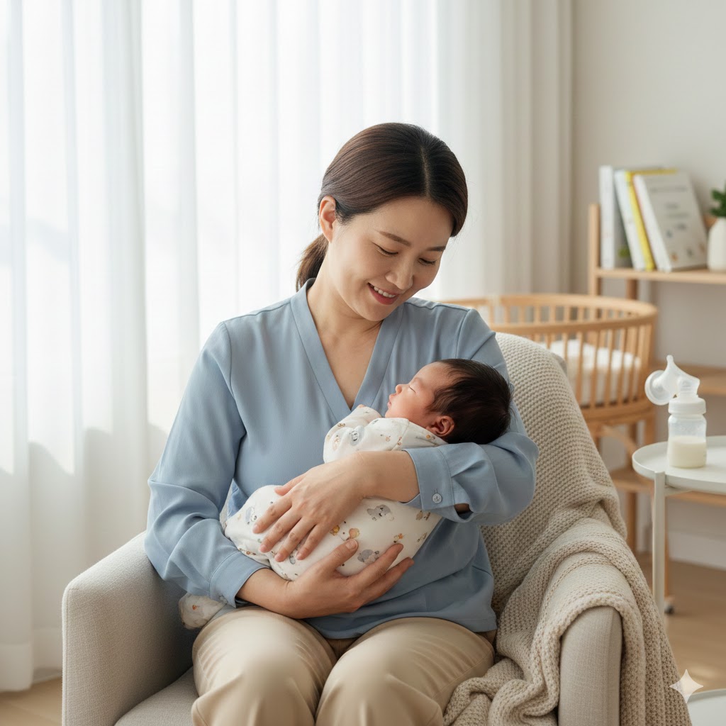 산모 , 신생아 건관관리 산후관리사