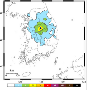 지진 상황