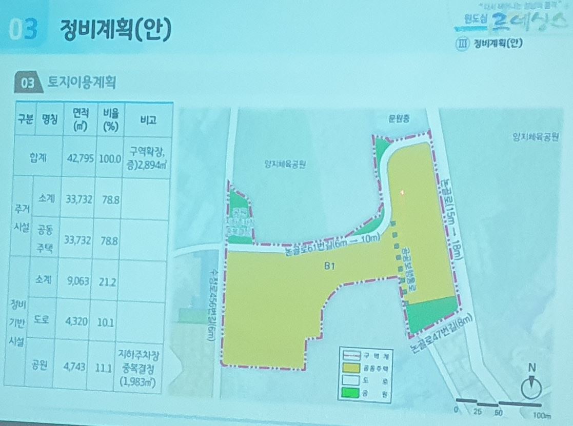 단대구역 정비계획 안