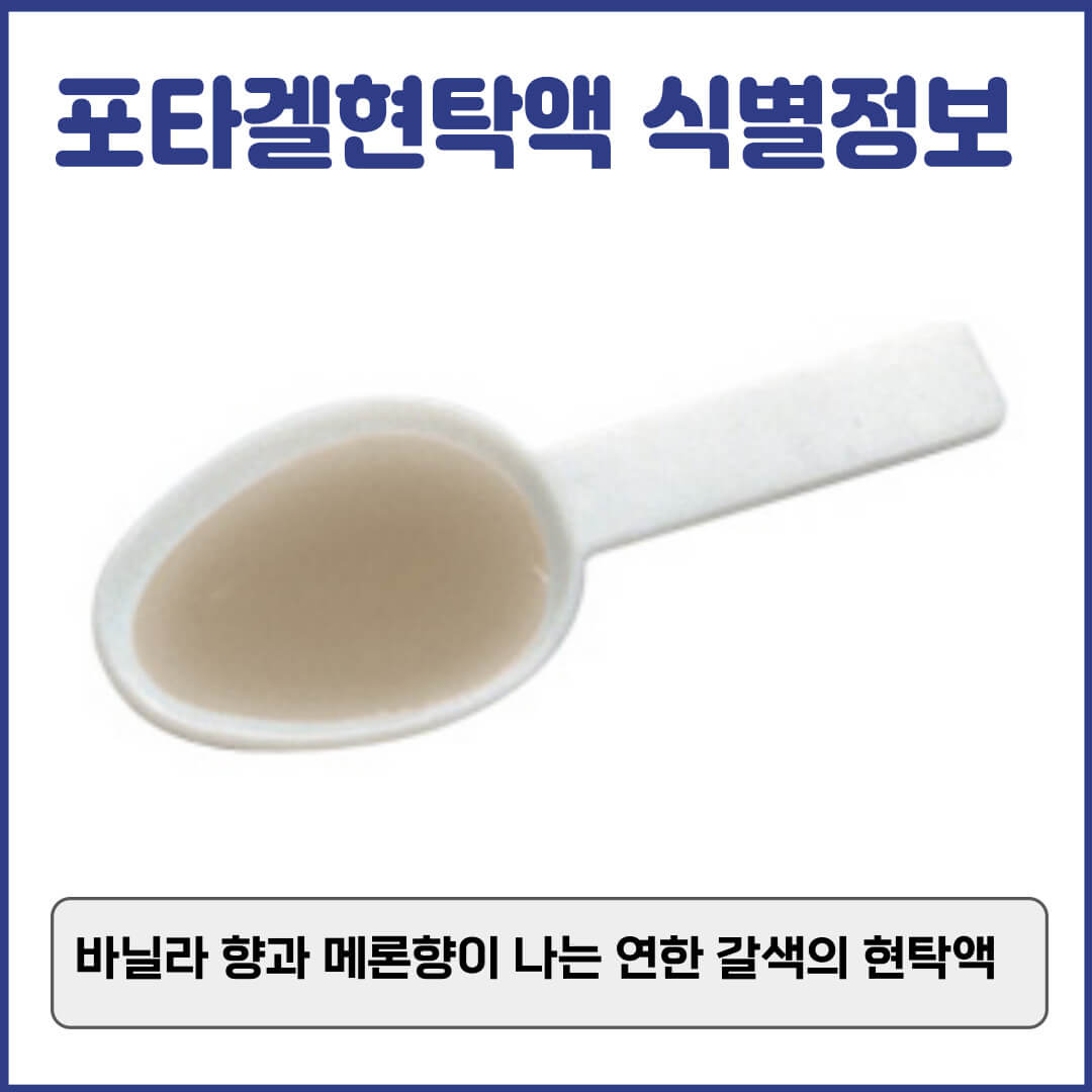 포타겔현탁액 식별정보