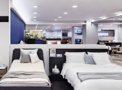 침대 레이어링 관련 사진