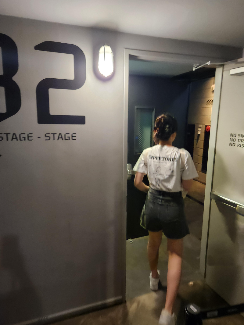 언더카드스테이지 스탠딩 시야