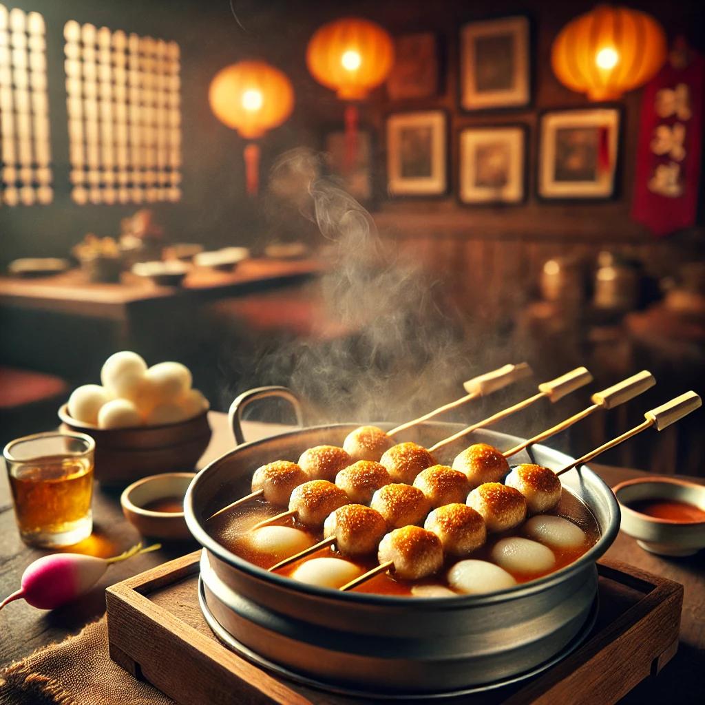 소주안주로 뜨끈뜨끈하게 꼬치어묵탕