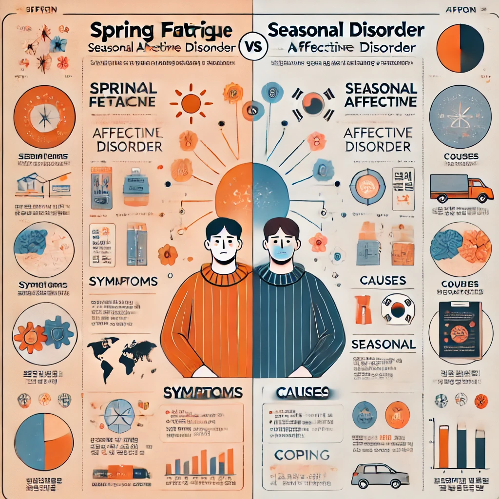 춘곤증 vs 계절성 우울증