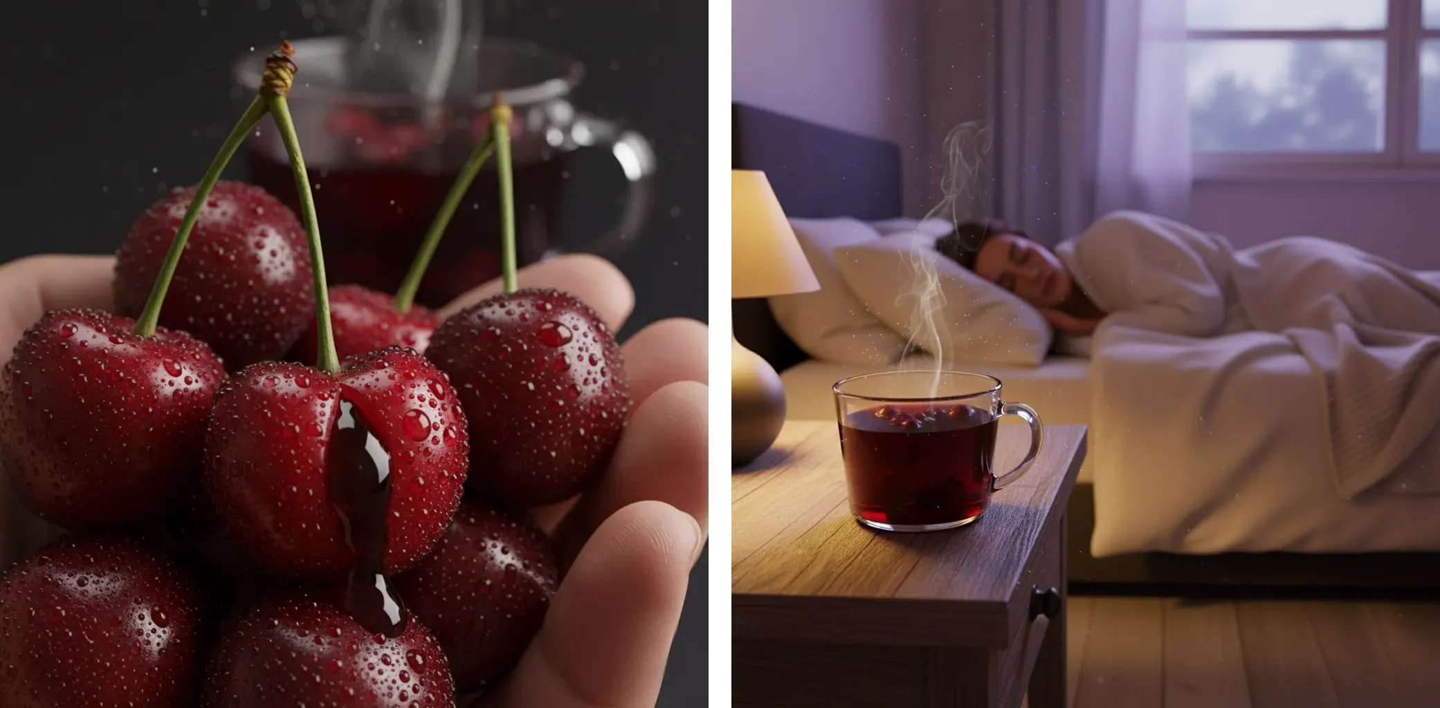 통풍에 좋은 체리차의 상세한 효능과 섭취법