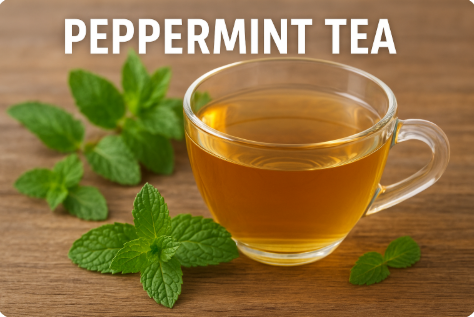 페퍼민트 차 만들기