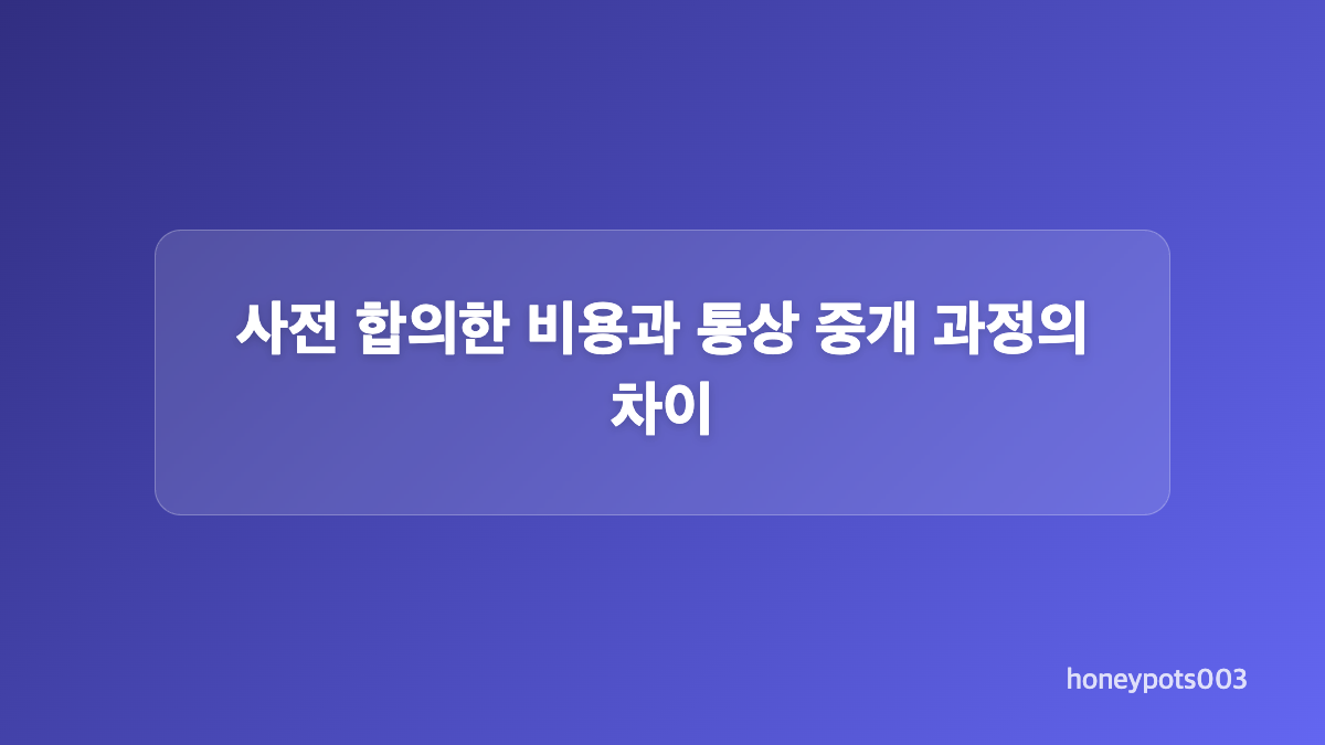 국토교통부가 밝힌 현행 중개보수 기준