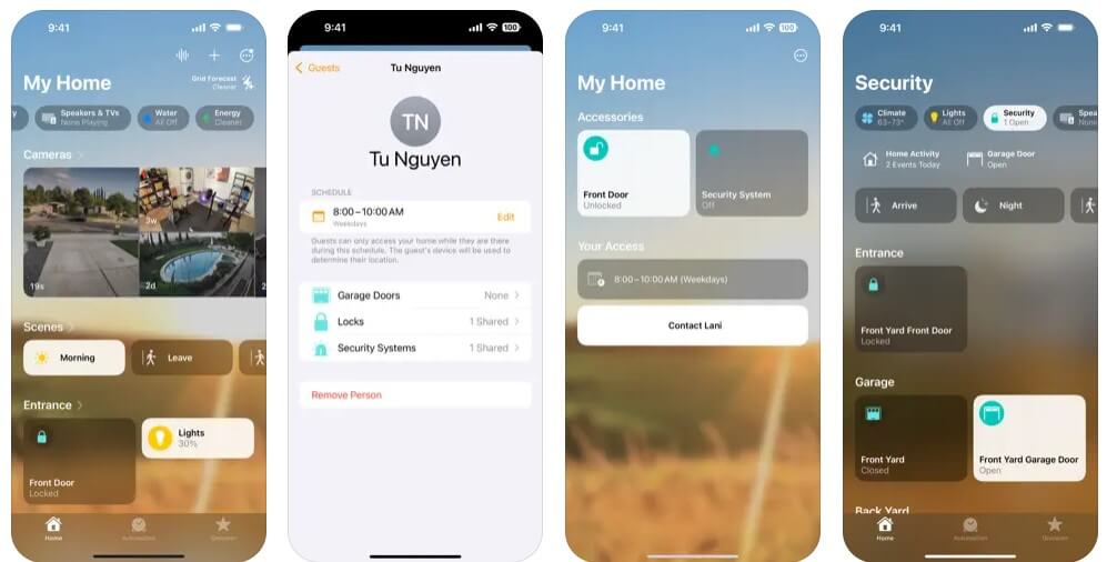 기기 간 연동 최적화 , 홈킷과 스마트홈, CarPlay의 UI 변화