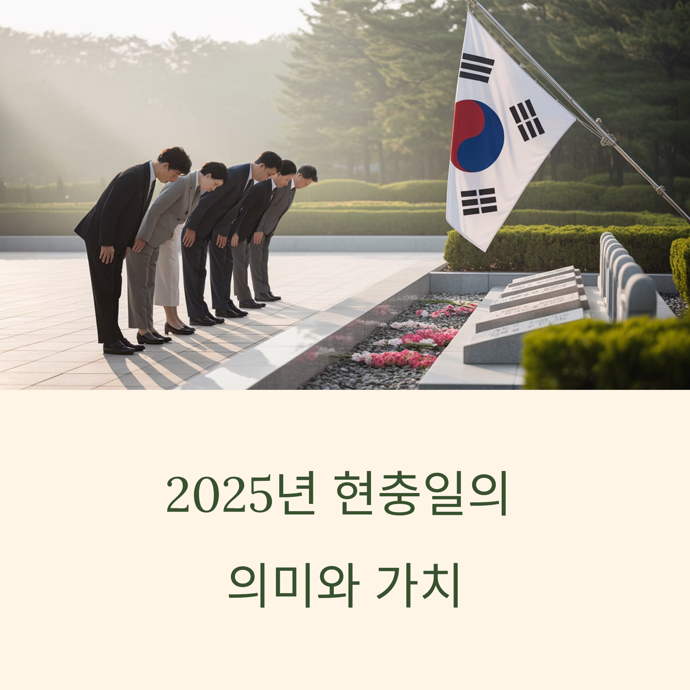 2025년 현충일, 순국선열을 기리는 날의 진정한 의미와 오늘의 가치