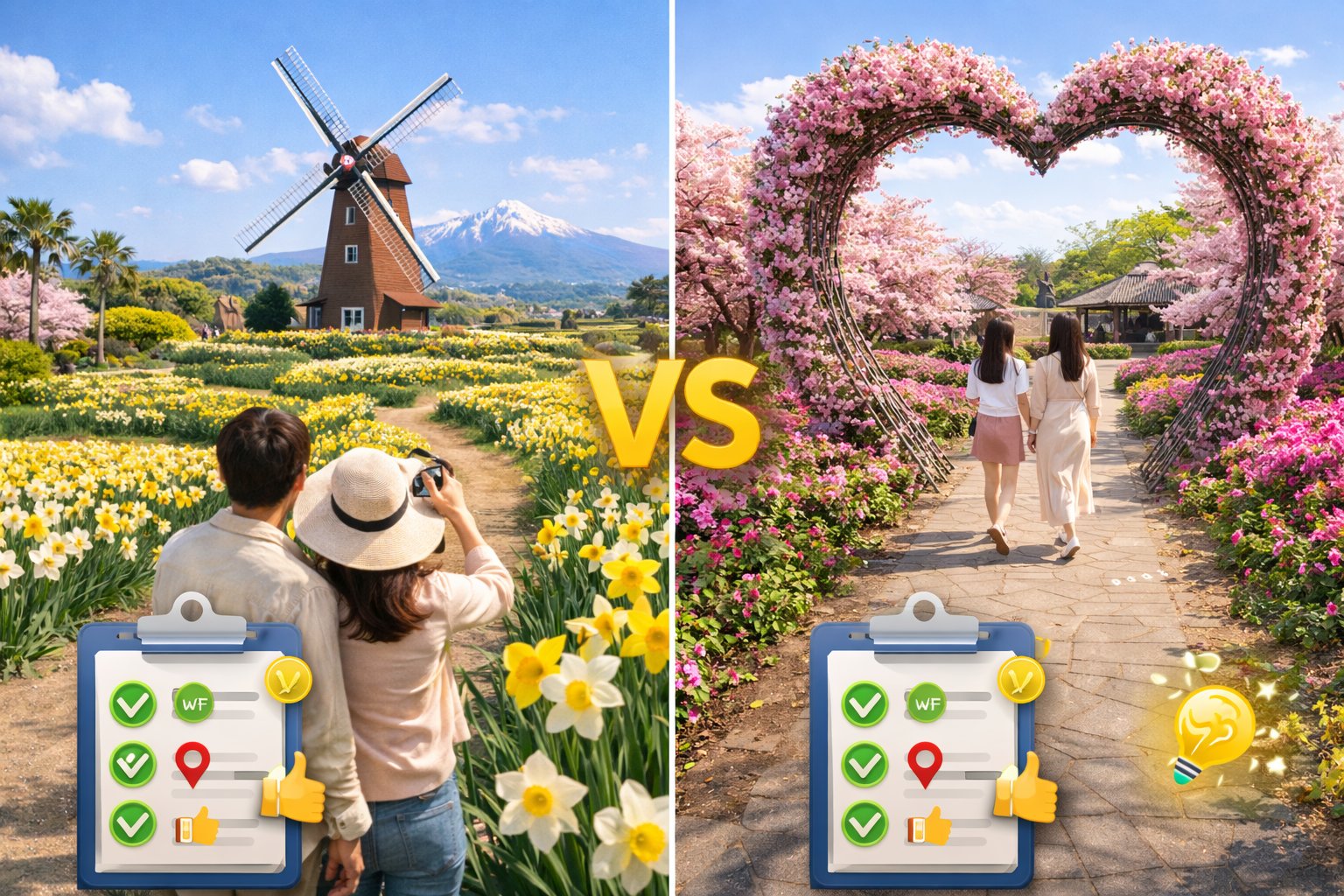 2026년 제주 한림공원 vs 노리매공원