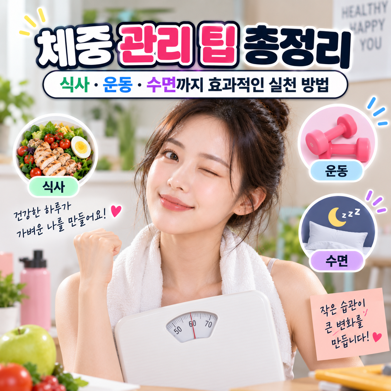 체중 관리 팁