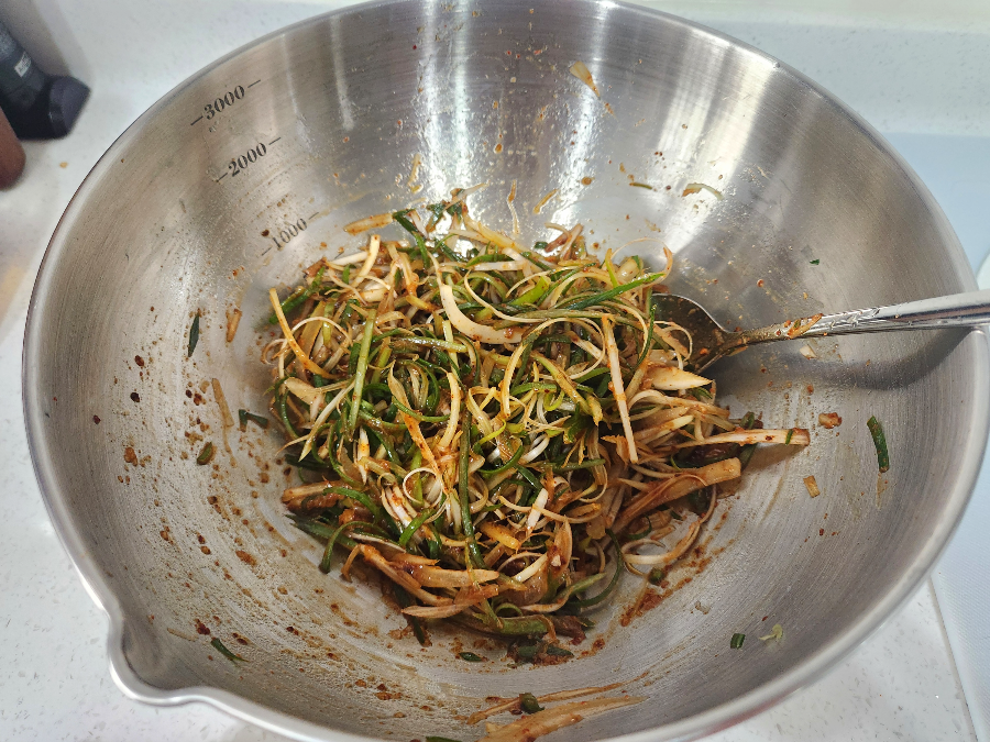 상추 겉절이 파절이