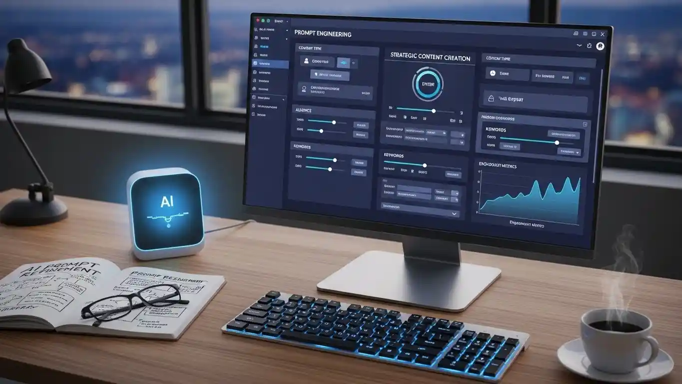 <img src="prompt_engineering_setting_ai_as_expert_for_strategic_content_creation.webp" alt="프롬프트 엔지니어링으로 AI를 전문가로 설정해 전략적 콘텐츠 제작을 상징하는 이미지 입니다">