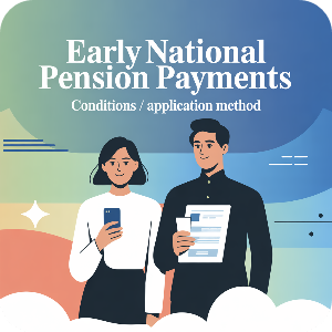 국민연금 조기수령액,조건·감액기준표·신청방법 알아보기 이미지