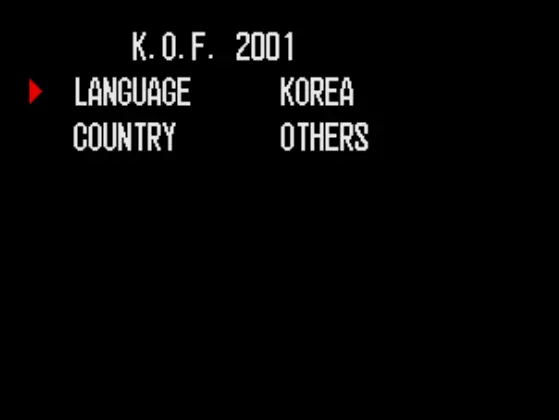 더 킹 오브 파이터즈 2001