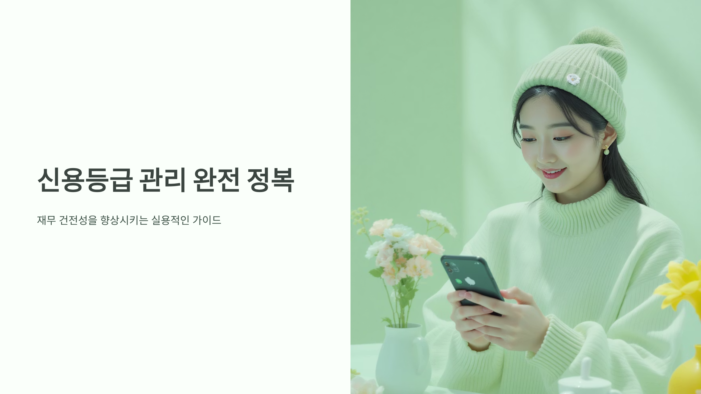 신용등급 높이는 실전 전략