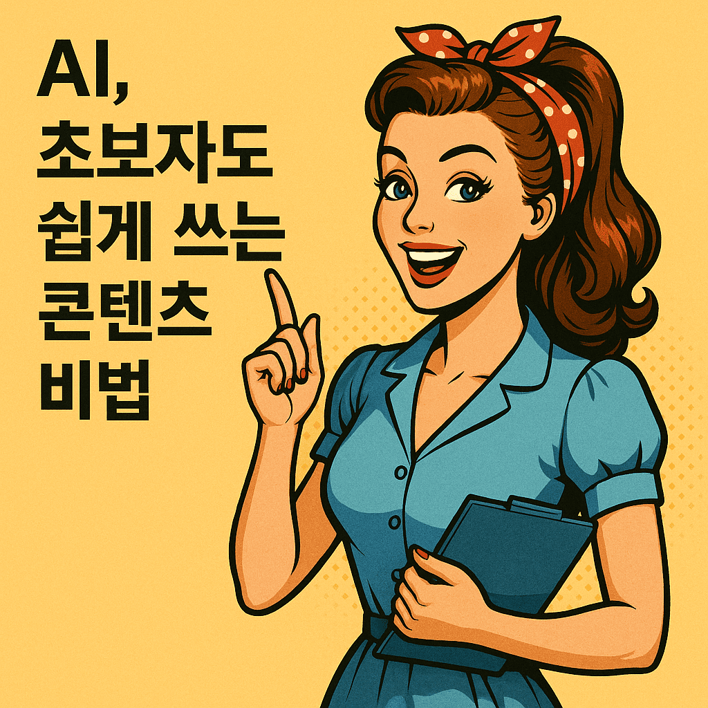 AI 초보자도 쉽게 쓰는 콘텐츠 비법