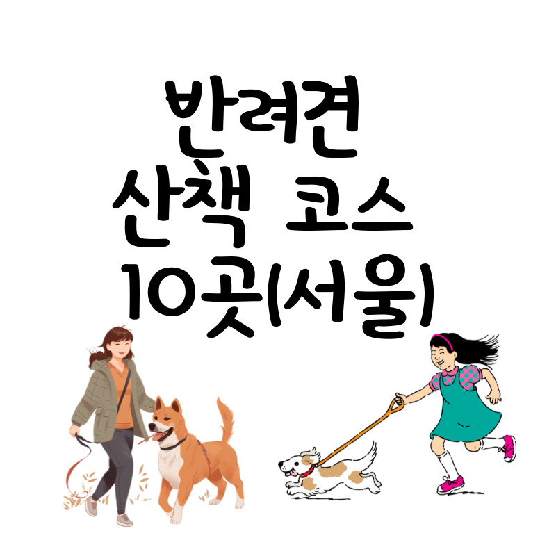 반려견 산책 코스 10곳(서울)
