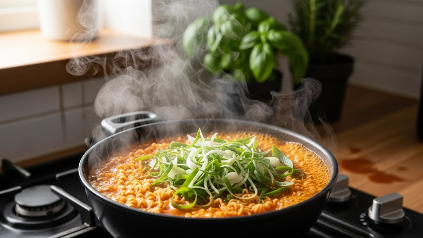 라면에 대파